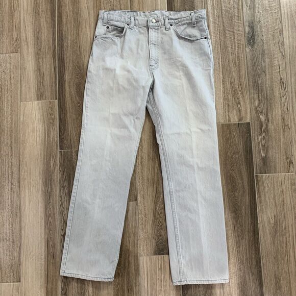 Vintage Levi’s Size 36 X 32 Straight Leg Distressed Jeans Black Tag Tab Men’s - Picture 2 of 11